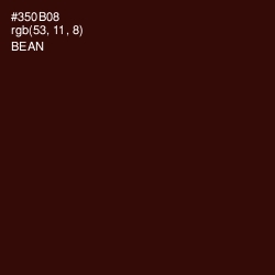 #350B08 - Bean   Color Image